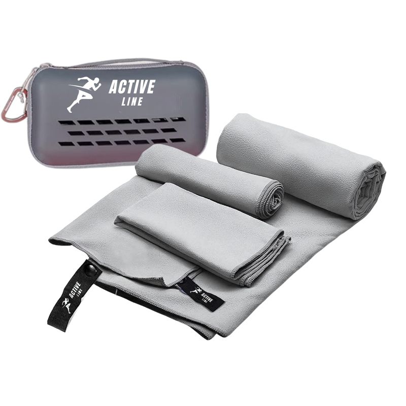 HAZ TU CLICK - Toalla Baño Viaje De Microfibra De Secado Rápido, 3 Pcs