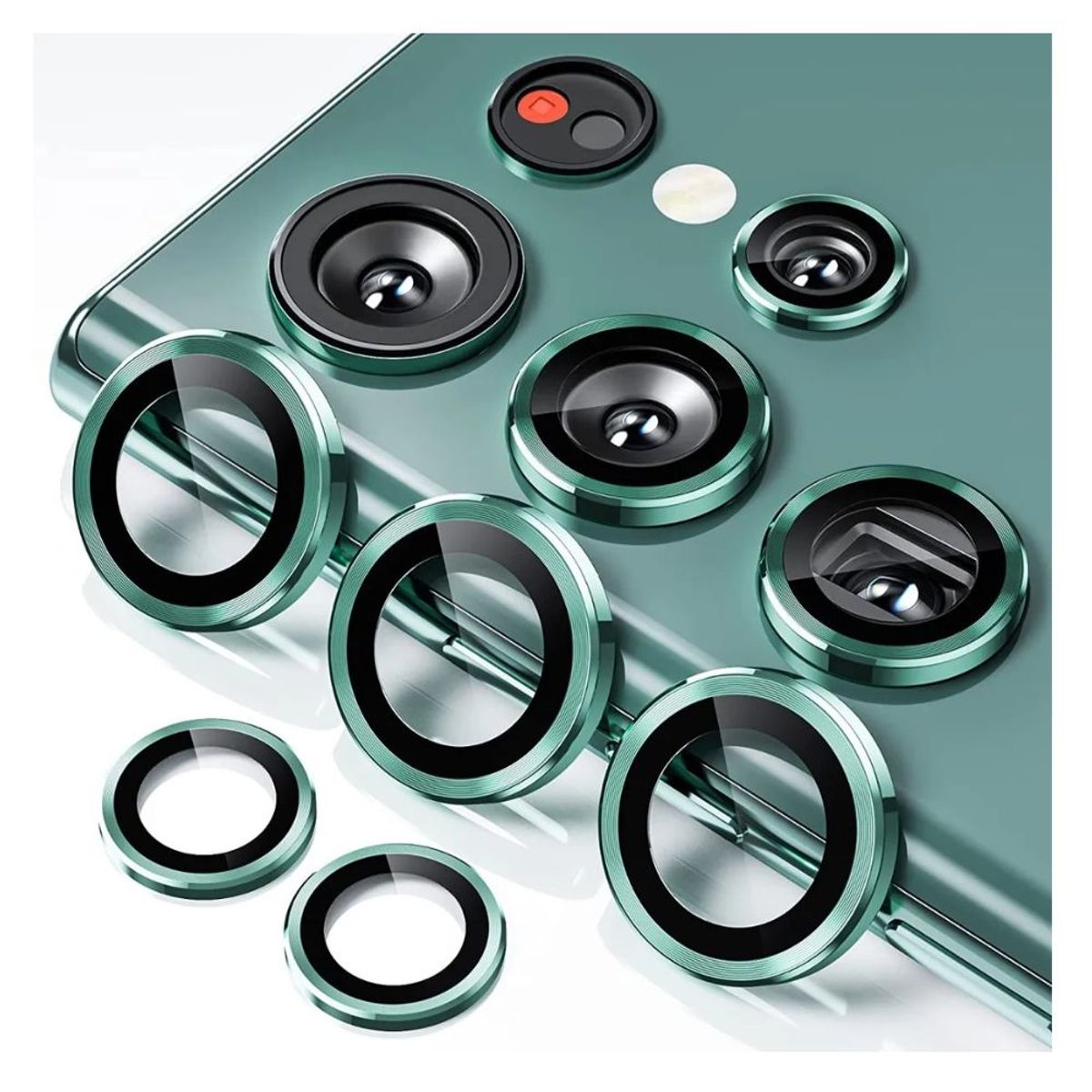 GENERICO - Vidrios Protector De Camara Para Samsung S22 Ultra Lens Sun.