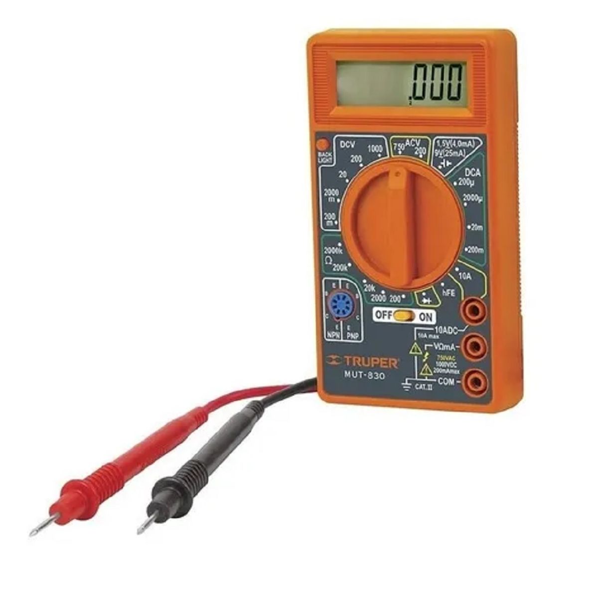 TRUPER - TESTER DIGITAL MODELO MUT-830 TRUPER