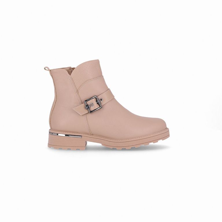 Botin Mujer Beige Gisa 91