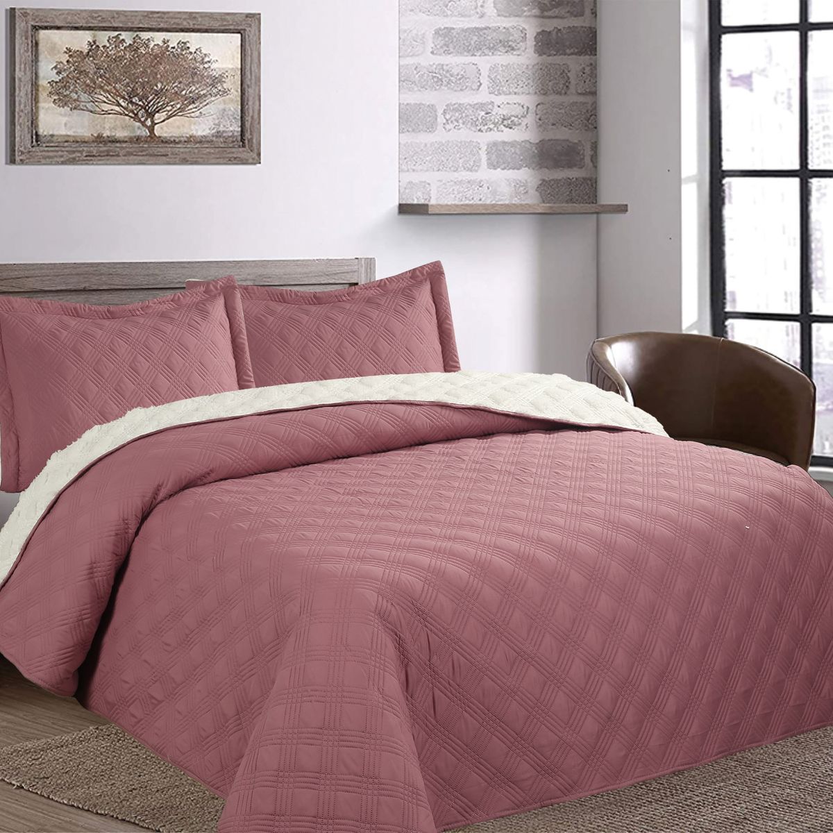 CHANTILLY - Quilt Ultrasonic Sherpa.