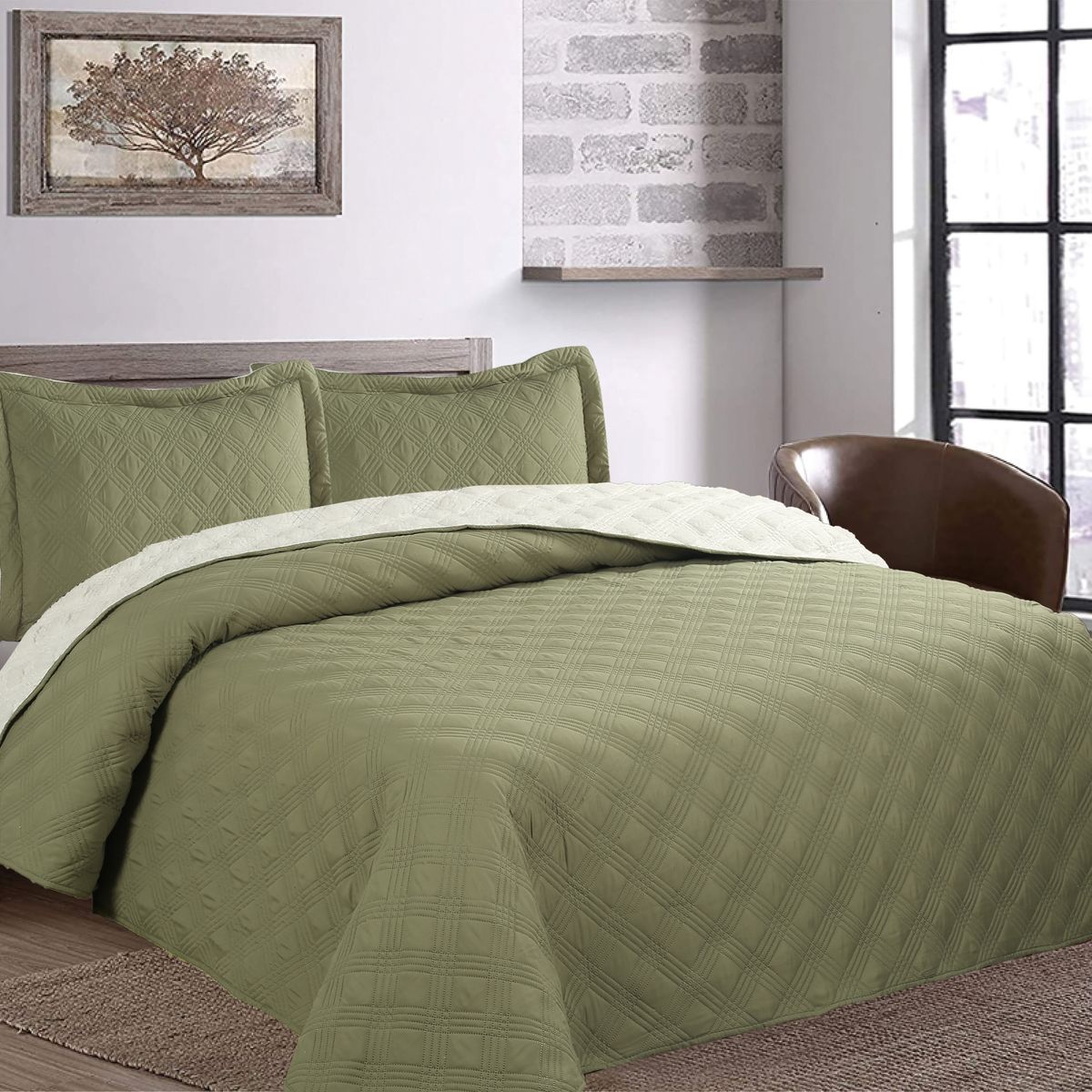 CHANTILLY - Quilt Ultrasonic Sherpa.