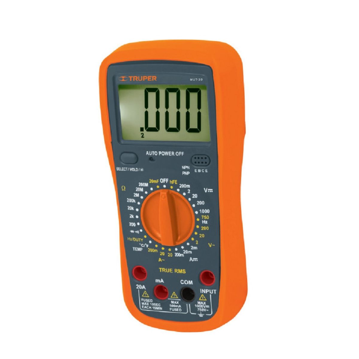 TRUPER - TESTER DIGITAL MODELO MUT-39 INDUSTRIAL TRUPER