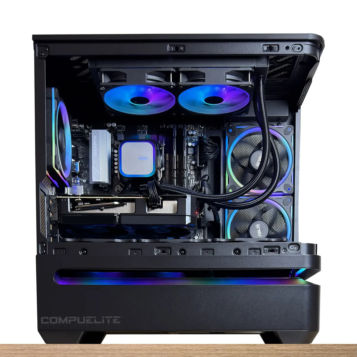 COMPU ELITE - PC Gamer PBA Amd Ryzen 7 5700X 8-Core + 16GB DDR4 + RX 7600 8GB