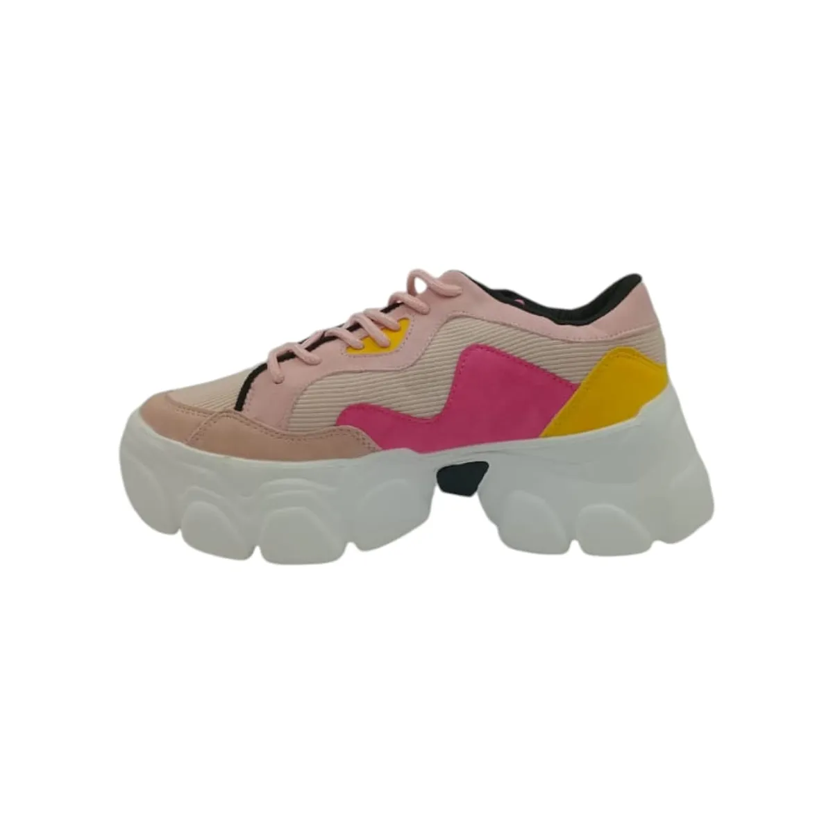 HERIEL - Zapatilla Rosa Plataforma