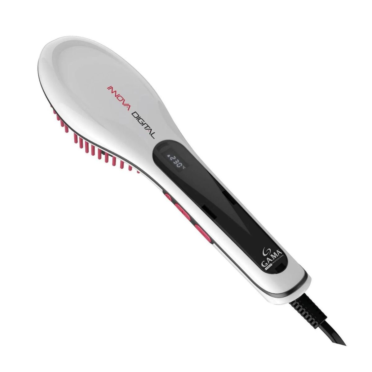 GAMA - Cepillo Alisador Gama Innova Hot Brush Digital Ceramic  Alcanza 230°