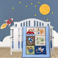 LA PEQUETERIA - Set Ropa de cuna 5 piezas