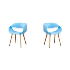 ARTIHOGAR - PACK 2 SITIAL NORDIC COLOR AZUL CLARO
