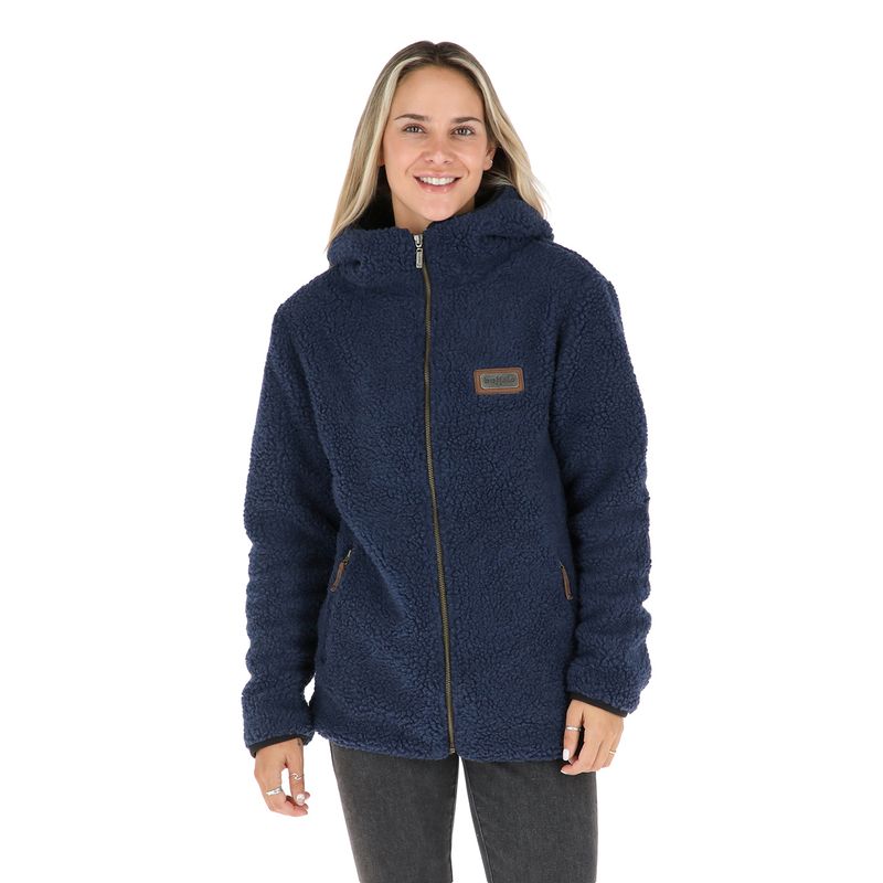 BUFFALO CHILE - Chaqueta Chiporro Mujer Azul Marino Buffalo