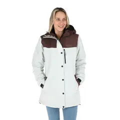 BUFFALO CHILE - Parka Impermeable Reversible Camaleon Mujer Crudo Buffalo