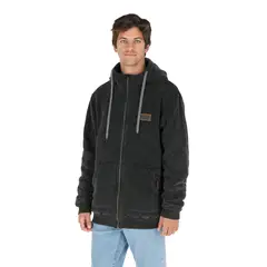 BUFFALO CHILE - Poleron Chiporro Hombre Negro Buffalo