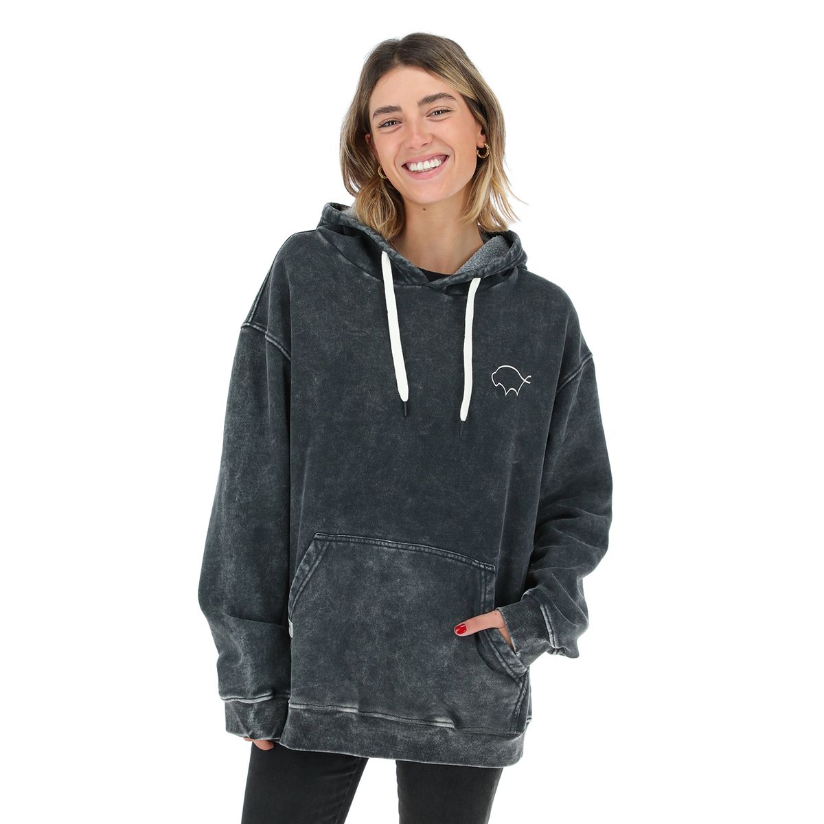 BUFFALO CHILE - Poleron Canguru Mujer Buffalo