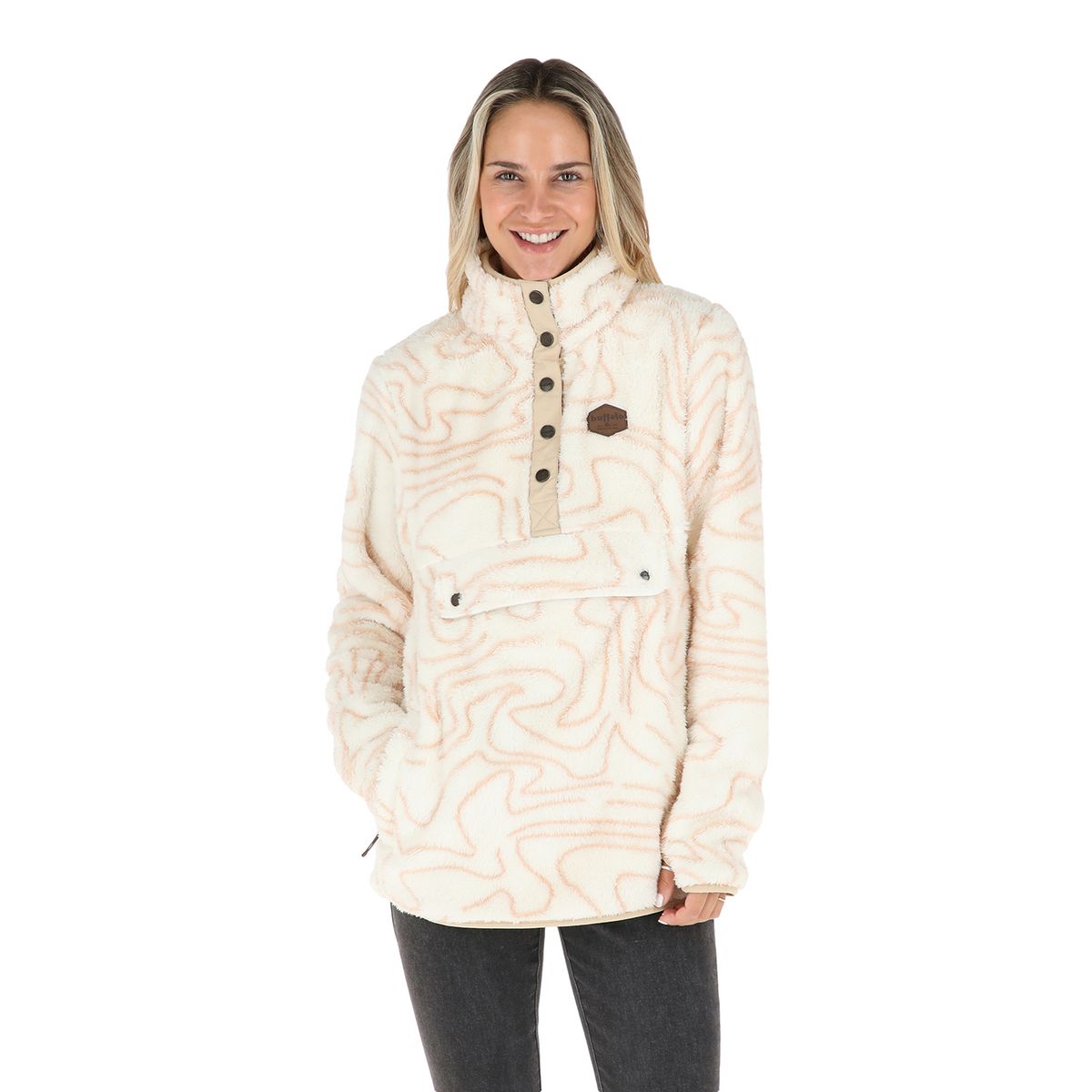 BUFFALO CHILE - Chaqueta Kipa Mujer Beige Buffalo