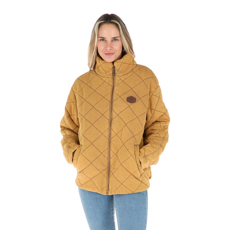 BUFFALO CHILE - Chaqueta Bosco Mujer Mostaza Buffalo