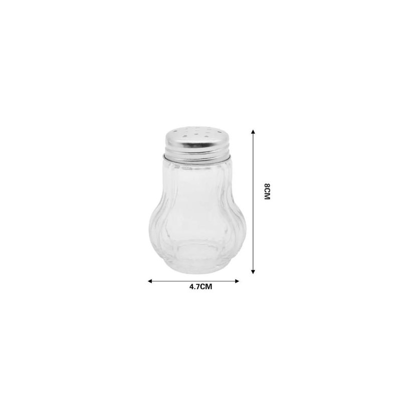 GENERICO - BOTELLA DE ESPECIAS DE VIDRIO 8CM.