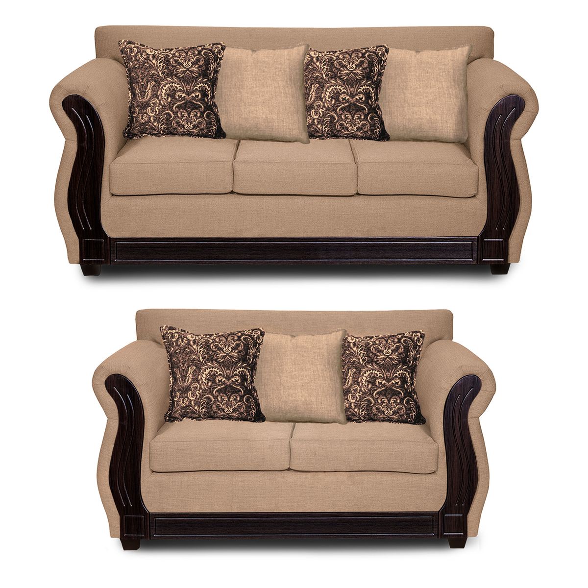 ADONIS LEUDH - Living 3+2 Caburgua Tela Lisa Beige