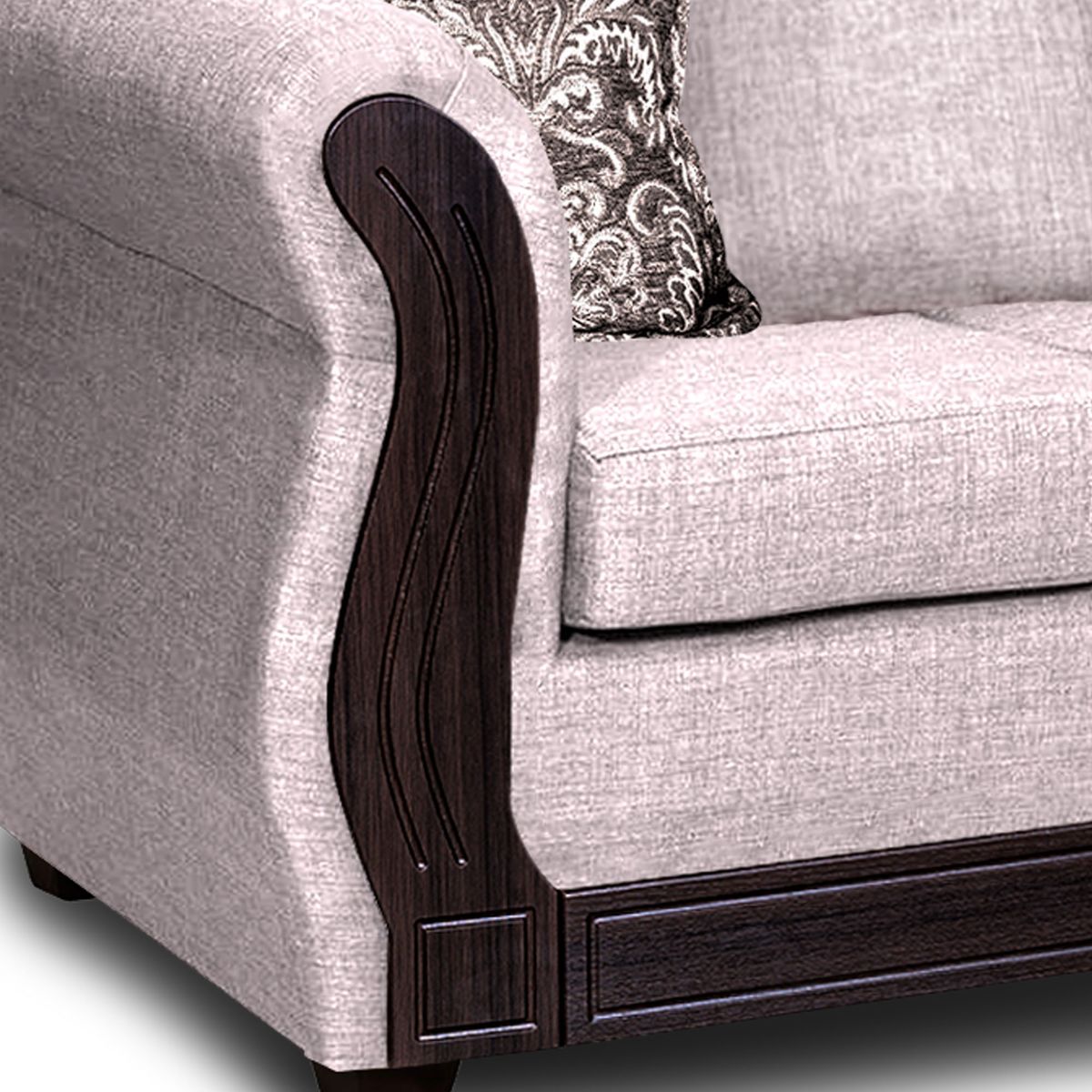 ADONIS LEUDH - Living 3+2 Caburgua Tela Lisa Crudo