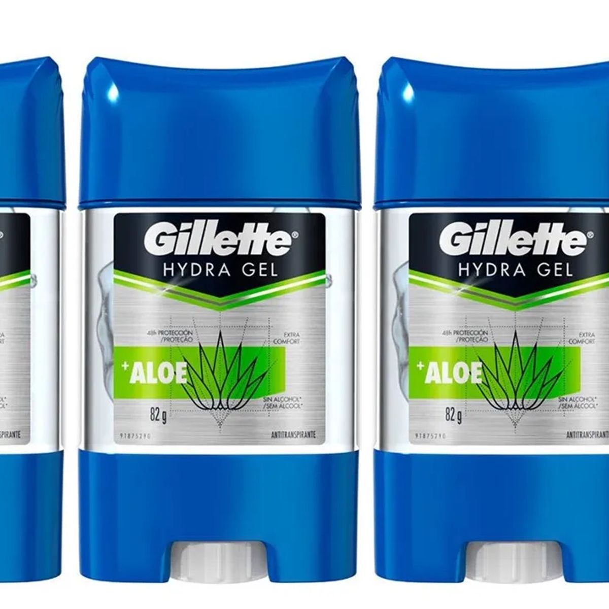 GILLETTE - Pack X 3 Desodorante Hydra Gel Gillette Aloe