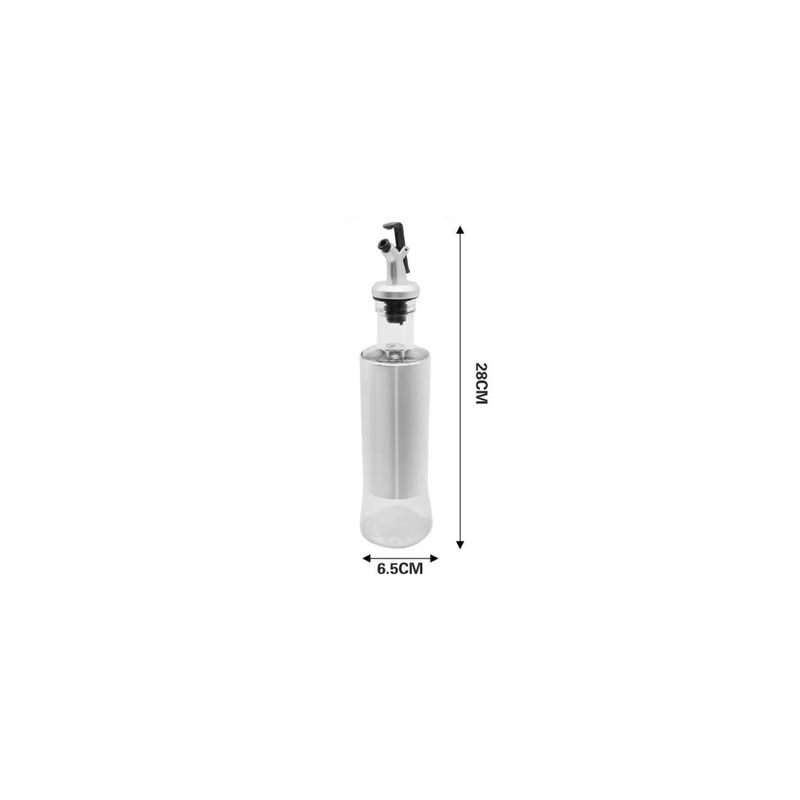 GENERICO - BOTELLA DE VIDRIO PARA ACEITE 28CM