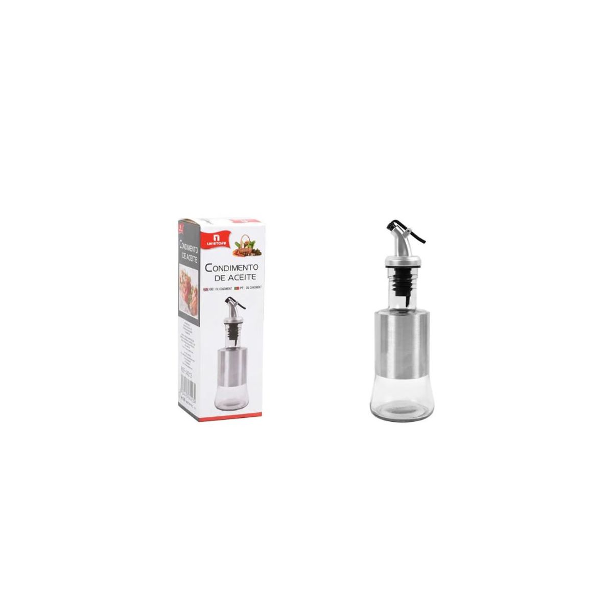 GENERICO - BOTELLA PARA ACEITE ACEITERO 18CM