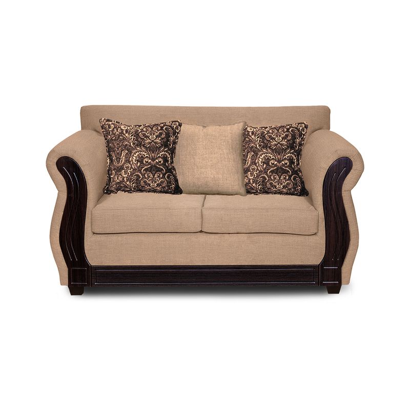 ADONIS LEUDH - Sofá 2 Personas Caburgua Tela Lisa Beige