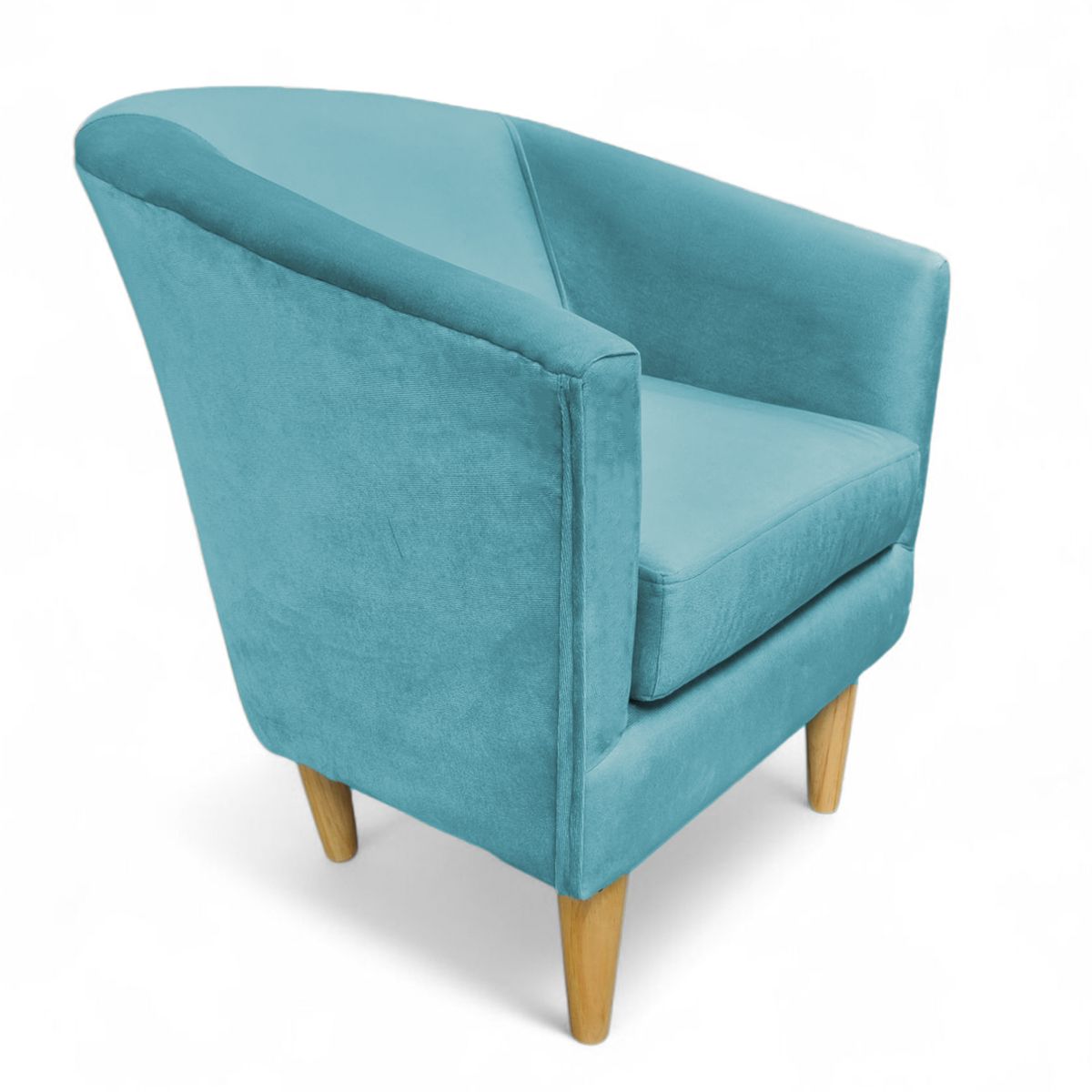 MBC - Poltrona Murcia - Felpa Turquesa