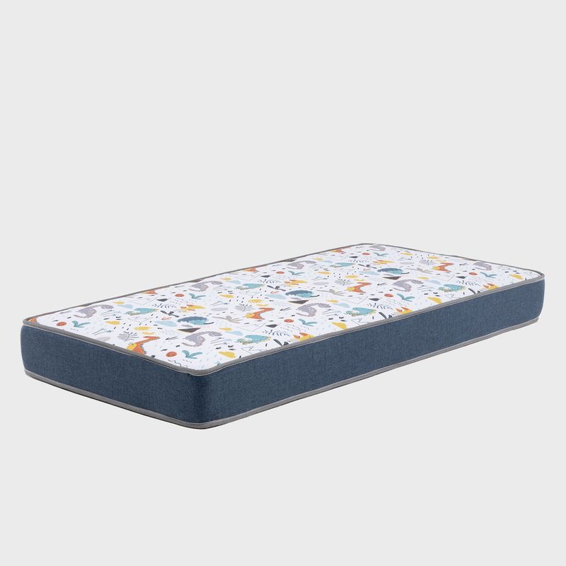 COLBOX - Colchón America Foam Infantil Azul - Blanco 15 Plazas