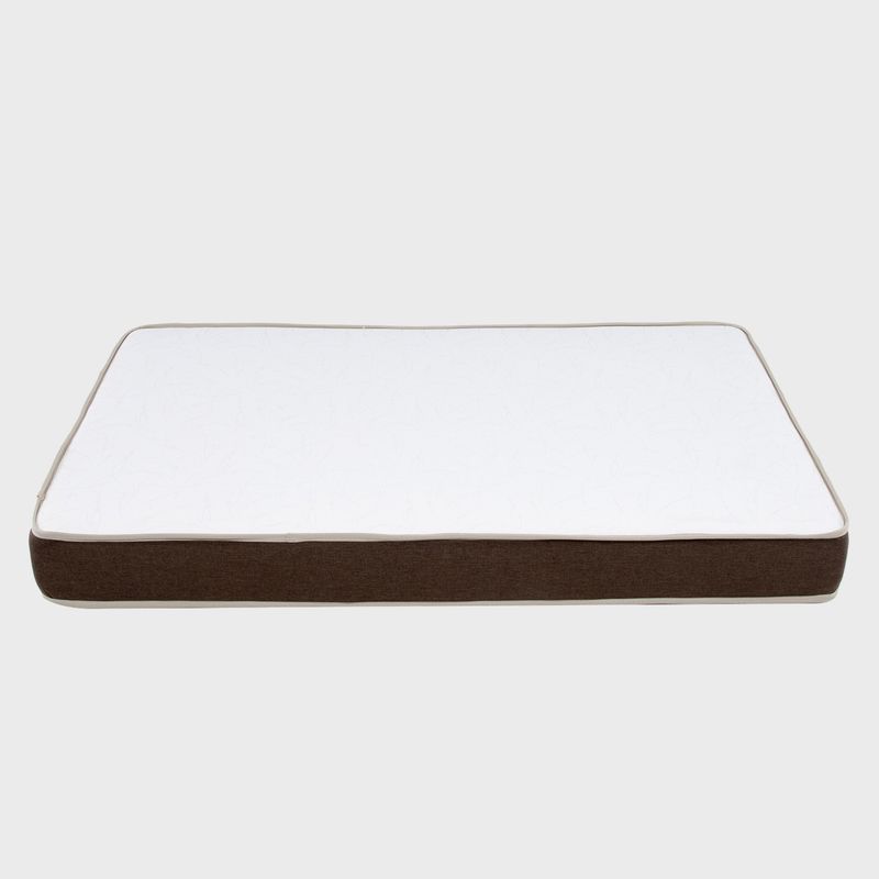 COLBOX - Colchón America Foam Tap-Lisa Chocolate 2 Plazas