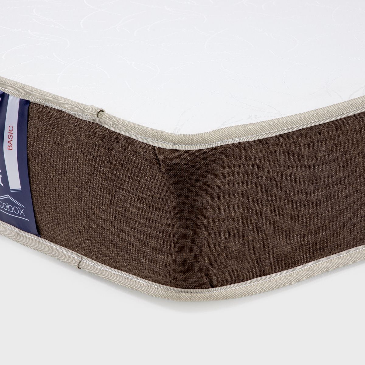 COLBOX - Colchón America Foam Tap-Lisa Chocolate 2 Plazas