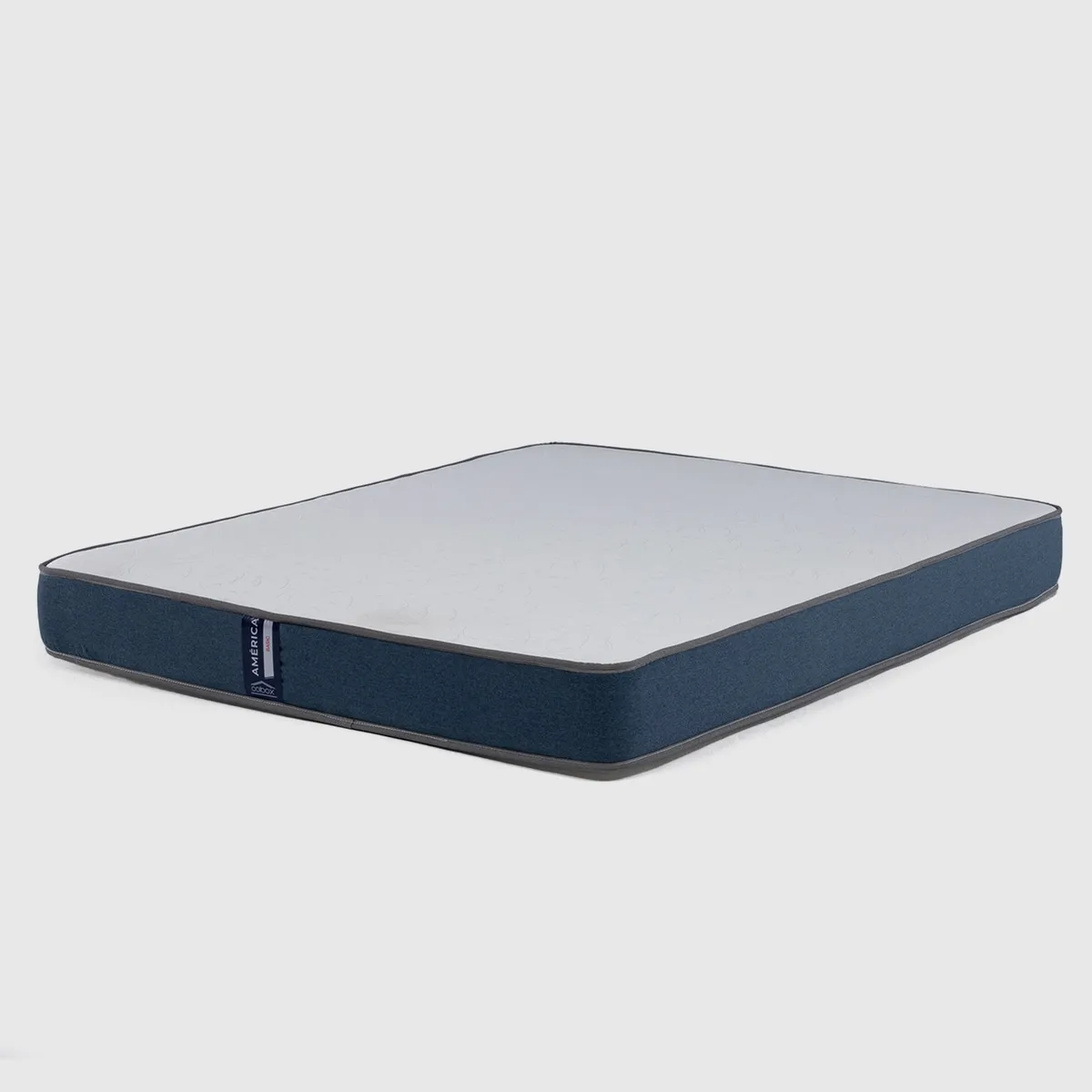 COLBOX - Colchón America Foam Tap-Lisa Azul 2 Plazas