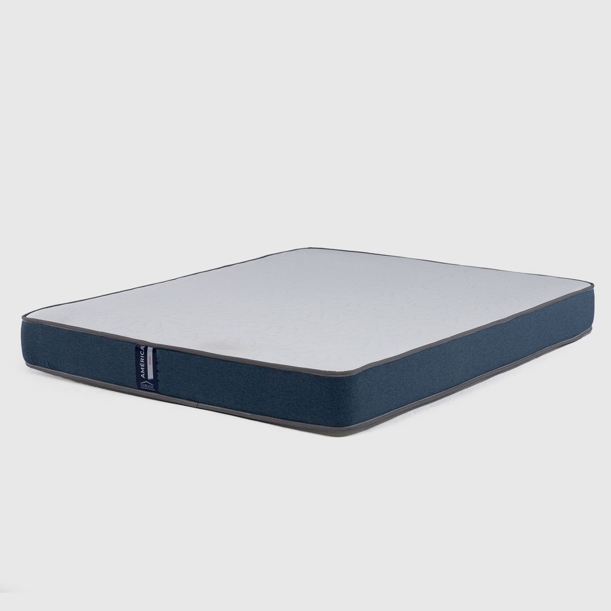 COLBOX - Colchón America Foam Tap-Lisa Azul 2 Plazas