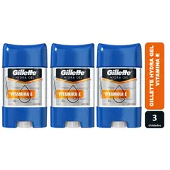 GILLETTE - Pack X 3 Desodorante Hydra Gel Vitamina E.-