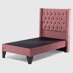 COLBOX - Respaldo Hades + Base 15 PL Felpa Rosa