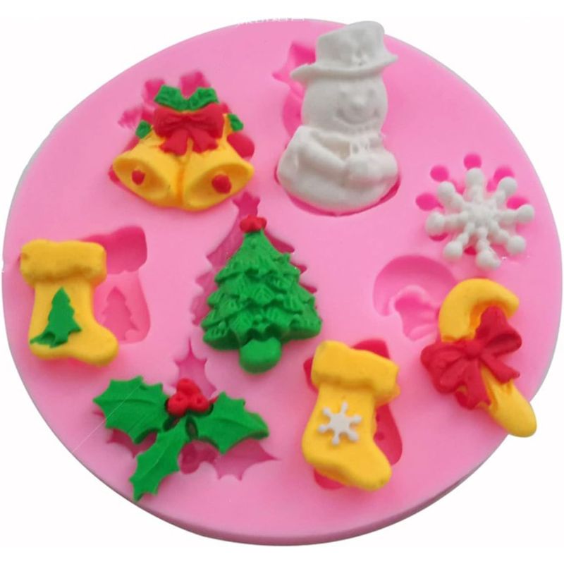GENERICO - Moldes 8 Espacios Forma Navidad Mixta