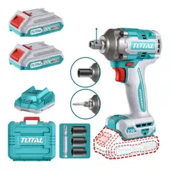 TOTAL TOOLS - Pistola Llave De Impacto 20v Brushles 230nm Total.