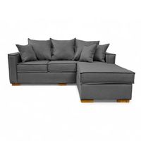 Sofá Multifuncional Girona Tela Lino Grafito