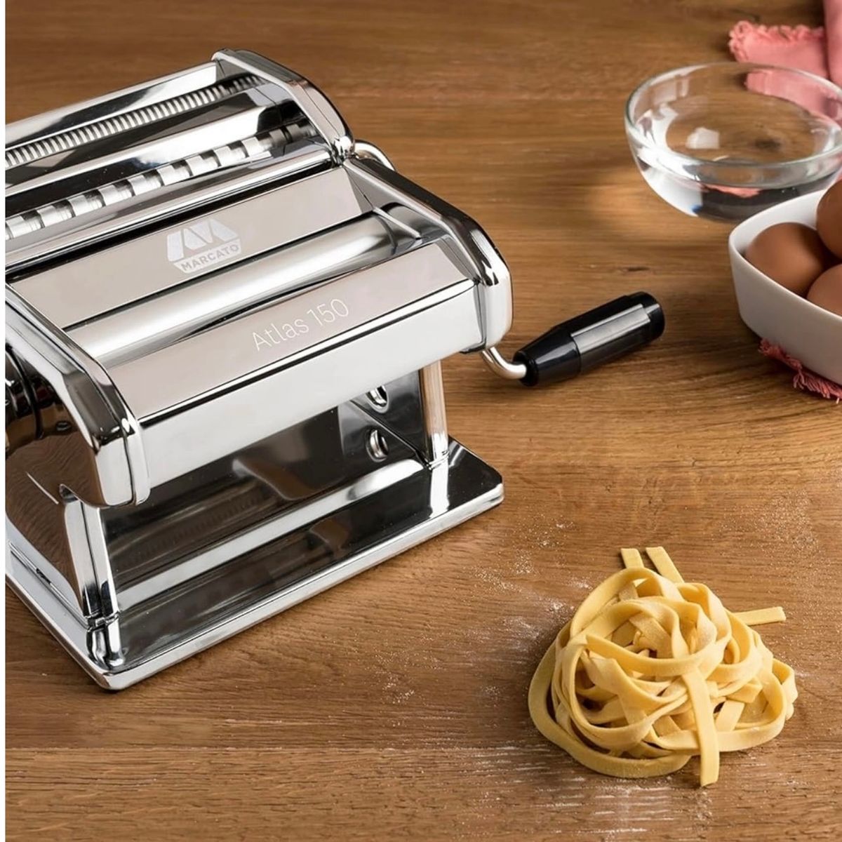 MARCATO - Maquina Para Pastas Atlas 150 Acero Inoxidable Marcato Origen Italia