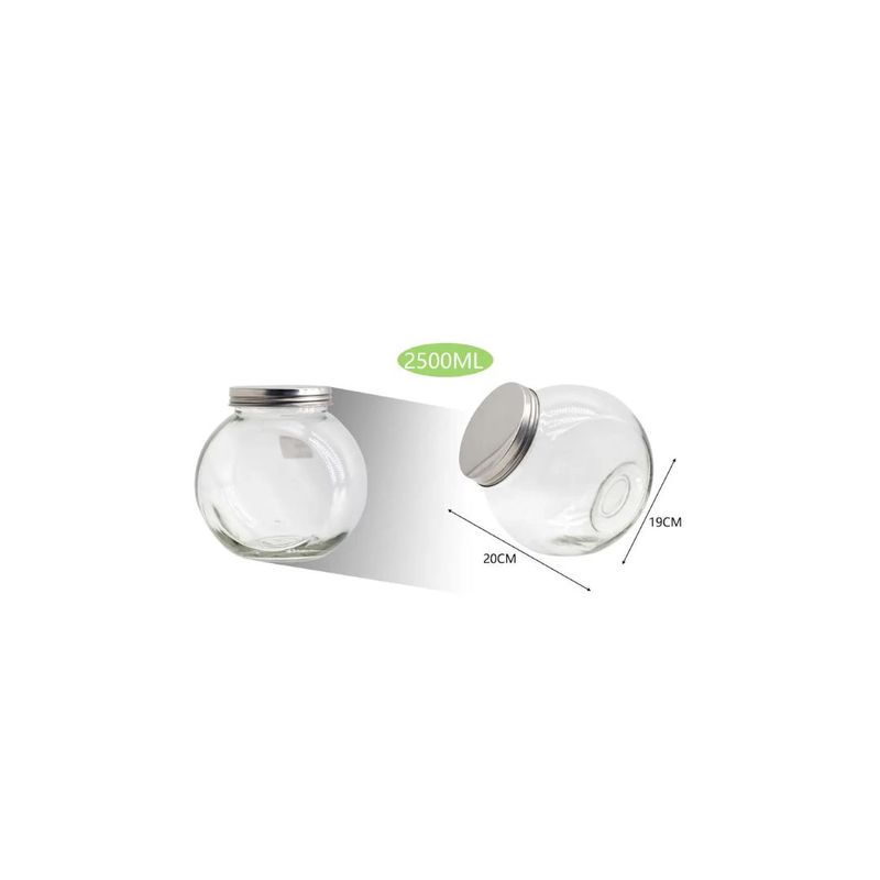 GENERICO - TARRO SELLADO DE VIDRIO 2500ML.