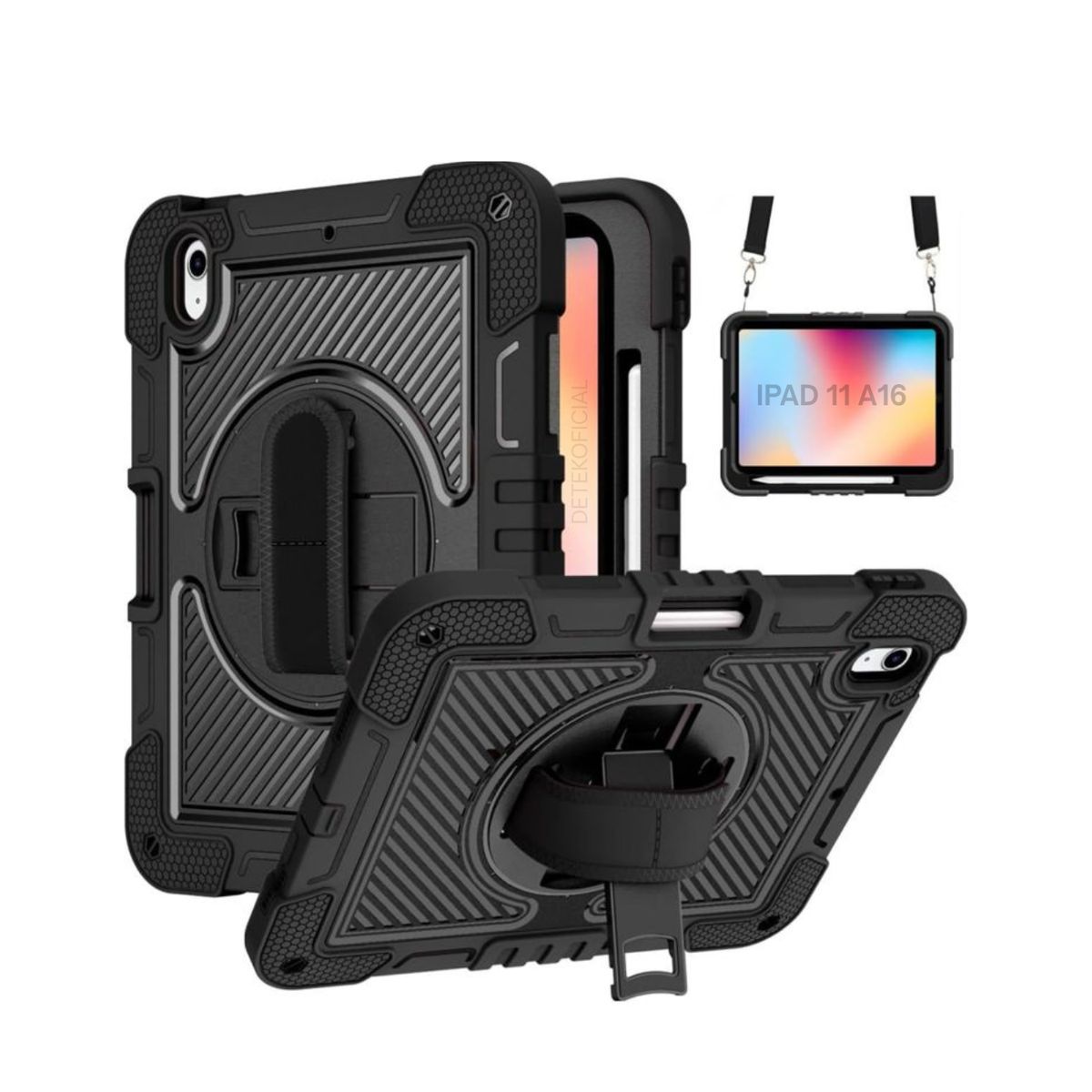 GENERICO - Funda Antigolpes Armadura Para iPad 11 A16 2025