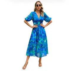 BLWOENS - Vestidos de fiesta Vestidos de cóctel para mujer - Azul