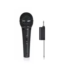 GENERICO - Micrófono Inalámbrico Profesional Dinámico Karaoke Negro