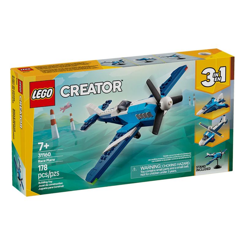 LEGO - Lego Creator Aeronave Avión de Carreras 31160