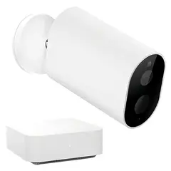 XIAOMI - Cámara Outdoor Visión Nocturna + Hub DVR Grabador 1080P Wi-Fi