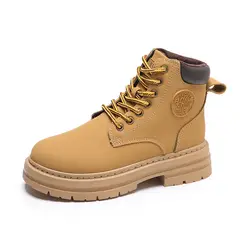 BLWOENS - Zapatos BOTAS cortas de invierno para mujeres - Marrón
