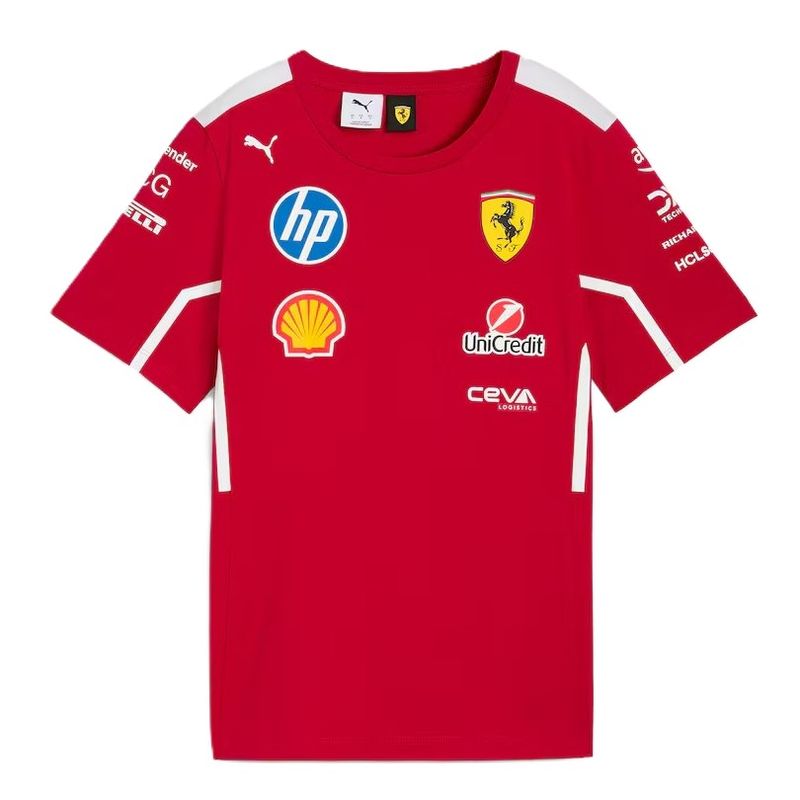 FERRARI - Polera Formula 1 Scuderia Ferrari Hp Diseño Oficial 2025.-