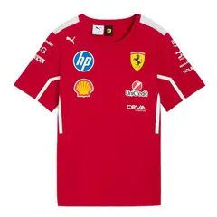 FERRARI - Polera Formula 1 Scuderia Hp Diseño Oficial 2025.-