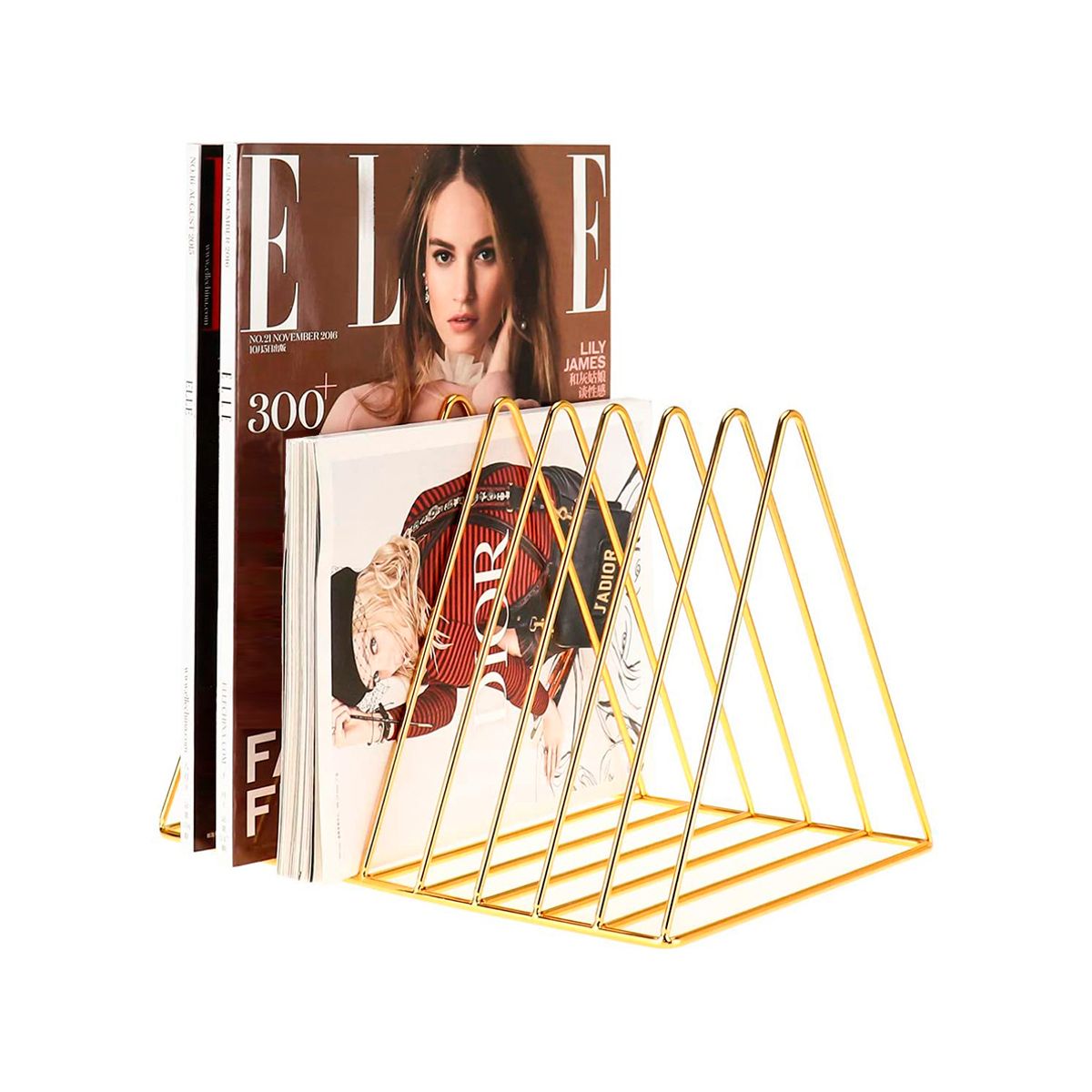 REGALITOLINDO CL - Separador Metálico Libros y Papelería - Dorado Golden 18 X 24 cms.