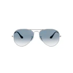 RAY BAN - Lentes de Sol RB3025 Aviator Plateado Celeste