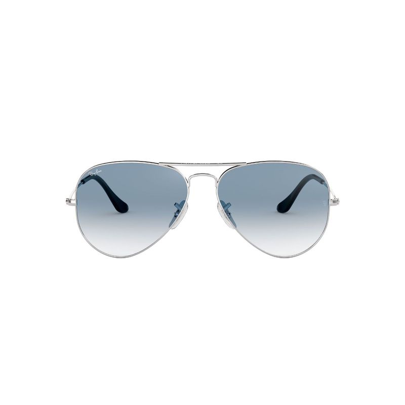 RAY BAN - Lentes de Sol RB3025 Aviator Plateado Celeste