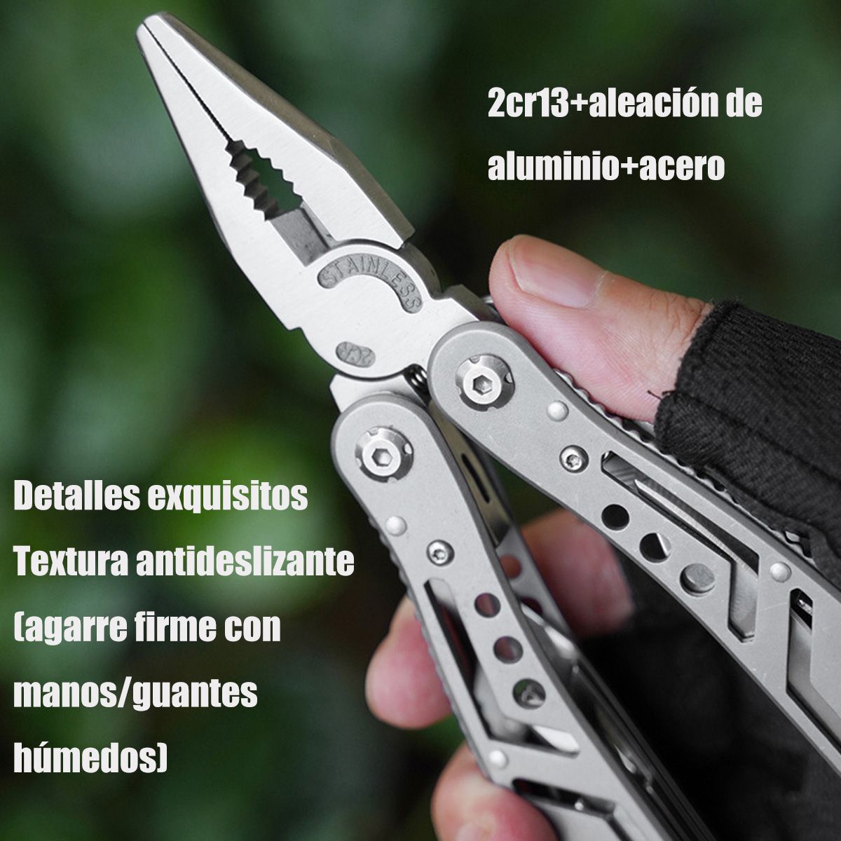 GENERICO - Combinador Multifuncional De Cuchillo Y Alicate De Camping